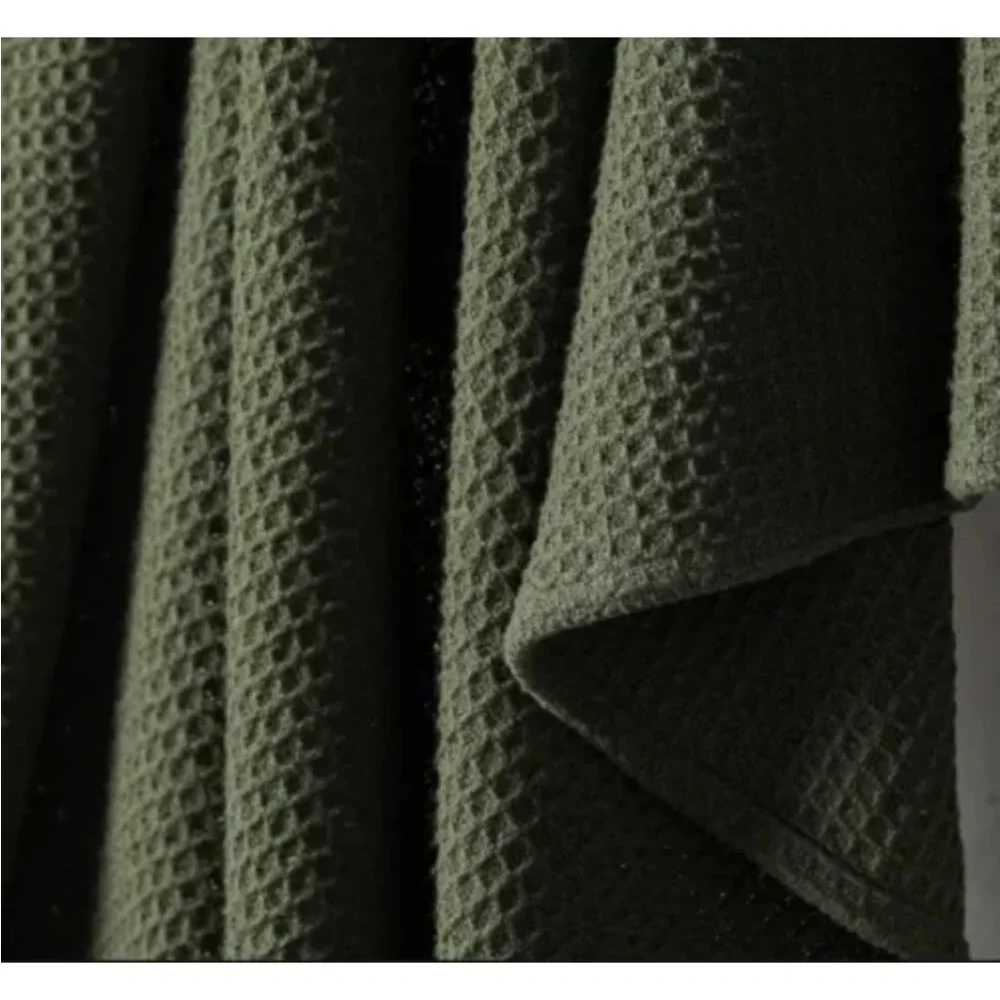 Arhaus Waffle Throw Blanket